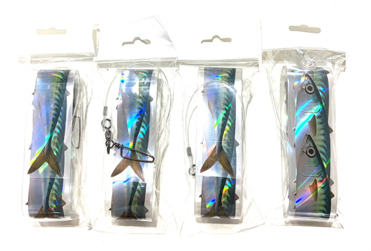 Stickface Replacement Slimy Single Flash Strip for Dredge/Teaser x4